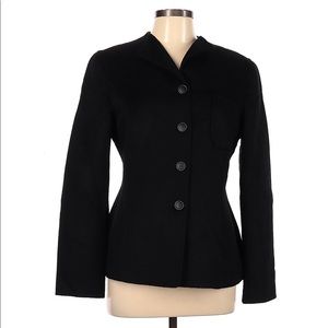 Genny long sleeve black blazer, size 12